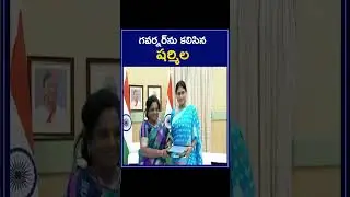 YS Sharmila met Governor | గవర్నర్&zwnj;ను కలిసిన షర్మిల | ZEE Telugu News