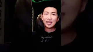 He's such a mood 😅 #namjoon #bts #vlive