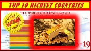 Top 10 Richest Countries In the World 1990-2019 || RankZu