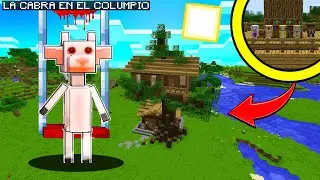 Casa del ARBOL vs LA CABRA EN EL COLUMPIO en MINECRAFT😱 Michi Miau Y BEBE NOOB vs LA CABRA MALVADA