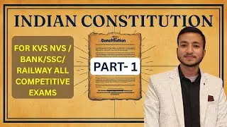 Indian Constitution part 1 | bhartiya Sanvidhan Part 1 । Indian polity part 1 #indianconstitution