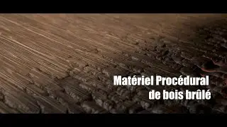 Tuto Atelier Création d'un matériel procédural de bois brûlé avec Substance Designer