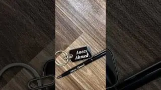 Customised Keychain & Pen set. 😍