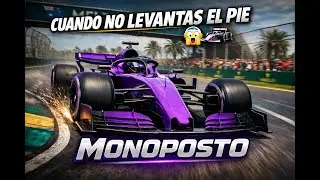 CUANDO NO LEVANTAS EL PIE 😱🏎️ | MONOPOSTO #monoposto