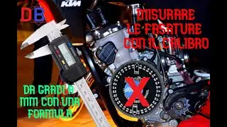 COME MISURARE LE FASATURE CON IL CALIBRO, grazie all'utilizzo di una formula trigonometrica.
