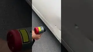 Pulse laser cleaning machine for removing paint from cars#shorts