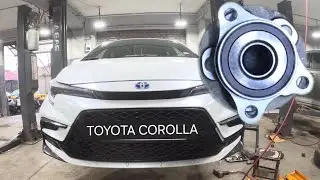 como cambiar rodamiento de rueda delantera .. corolla hibrido 2019-2024 (especificaciones de torque)
