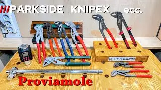 Parkside Lidl knipex ecc unboxing pinze a pappagallo Knipex recensione test parkside knipex oxford