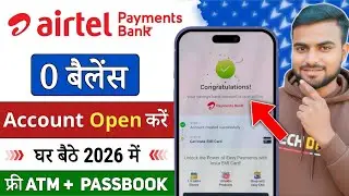 Airtel Payment Bank Account Open ! airtel payment bank account open kaise kare ! zero balance