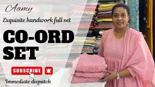 Exclusive hand worked Mul chandheri full set