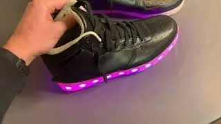 Odema Unisex LED Shoes High Top Light Up Sneakers for Women Men Review