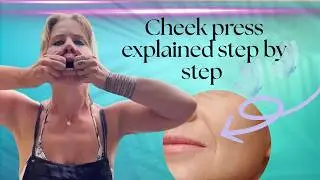 Nasolabial folds and sagging face? Do this exercise! - Face Yoga exercise Cheek Press Explained