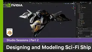 Designing & Modeling a Sci-Fi Ship in Blender w/ Wanoco4D Part 2: Materials