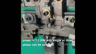 The machine for making strapping buckle 13x2 8 mm shipped to Chicago USA (Whatsapp: +85362802153)