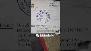 My Joining Letter ✉️|SSC MTS Joining Letter|SSC CHSL|SSC CGL|SSC CPO|Let's Defeat #ssc #motivation