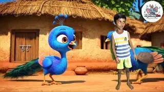 नानी तेरी मोरनी | Nani Teri Morni | Hindi Kids Rhyme | Funny Story with Mor & Chor | Right Way Bro