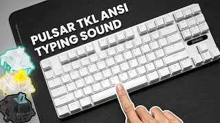 Pulsar PCMK TKL Keyboard Typing Sound - JWICK T1 + TECSEE Jadeite + Gateron Yellow Switch