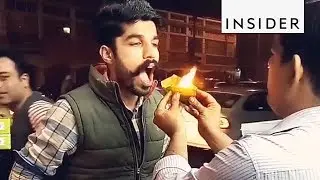 People Are Lining Up To Try Fire Paan