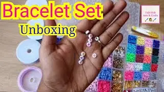 bracelet set unboxing Tamil/how to make bracelets @yukshikartsandcrafts
