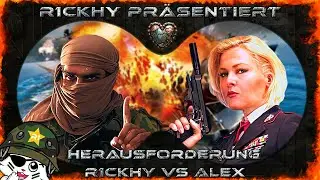 📢 R1ckhy (S&auml;ure) vs Alexander (Superwaffen) - Herausforderung SCHWER - C&C Zero Hour Deutsch #G18