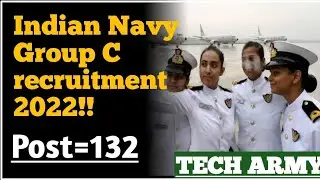 Indian Navy Bharti 2022!!