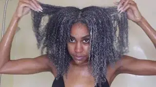 Bentonite CLAY UPGRADED my Hair!| Clay Wash on 4B Natural Hair