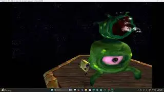 playing SpongeBob movie game mod welcome to the alien disco