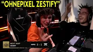 OhnePixel Reacts To FNC Boaster Giving Him a Zestify After 11-1 Comeback Against NRG
