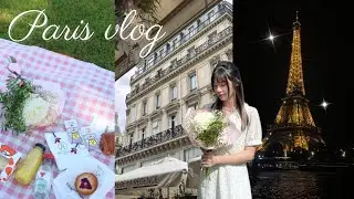 Vivian in Paris🇫🇷：浪漫的杜樂麗花園野餐、塞納河遊船、閃耀的巴黎鐵塔｜Vivian's Vlog