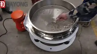 flow through vibration sieve/straight discharge screen machine