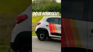 Do it yourself MODS😍 #vinyl #stickers #modification #kwid