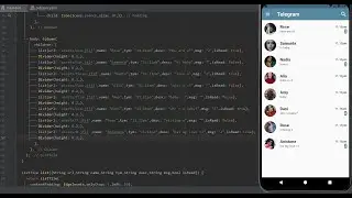Flutter Telegram UI design(Part - 1) UI clone
