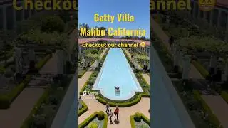 Billionaire Mansion Getty Villa Museum in Malibu