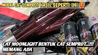 CAT MOONLIGHT RED PALING PRAKTIS SOLUSI REPAINT SENDIRI NIH..!! SHOGUN Z PAINT NEW FORMULA
