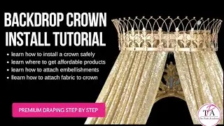 Full DIY Tutorial: Installing a Crown Teester on a Backdrop Stand!