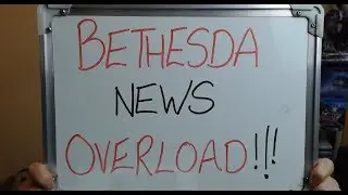 BETHESDA NEWS OVERLOAD: Canvas Bags ARRIVE, Wolfenstein OOPSIE!!