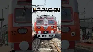 😍 Brand New EMU Local Train of Bandel shed Eastern Rail 🇮🇳 #shorts #shortvideo #short #shortsfeed