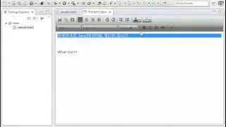 Java FX HTML Editor in Eclipse!