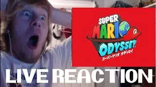 LIVE REACTION - Super Mario Odyssey Nintendo Switch trailer!