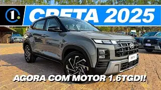 AVALIAÇÃO: NOVO HYUNDAI CRETA 2025 MUDA VISUAL E GANHA MOTOR 1.6 TGDI PARA CONTINUAR NO TOPO