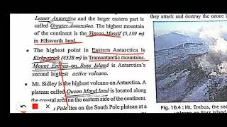 Class 7 geography chapter 10 Antarctica
