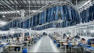 Inside a Massive Denim Factory How Jeans Are Produced