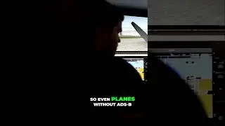 ADS-B Explained: Real-Time Traffic Display #shorts