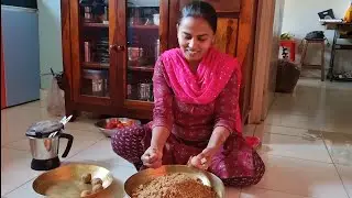 दोनी हातांनी बांधता येतील असे साॅफ्ट सारणाचे पोष्टीक लाडू | @phondefamilyvlogs6643 