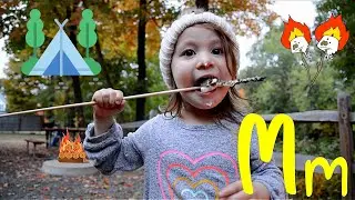 We're Going on a Camping Trip  | Fun ABC Song | Learn the Alphabet and Phonics | Bear Hunt Parody