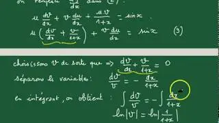 &eacute;quation diff.lin&eacute;aire de 1er ordre-ex4-math sup
