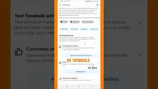 How to find your Facebook activity log