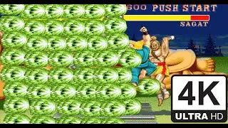 Master Ken Street Fighter 2 Super Green Arcade Hard Mode 4K 60FPS 1991,1992 マスターケン ストリートファイター2