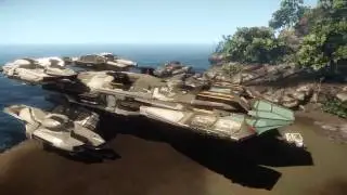 Star Citizen Constellation Landed on Planet R