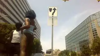Outside Urban Workout Downtown Stamford #stamfordct #bikini #workout #defense #connecticut